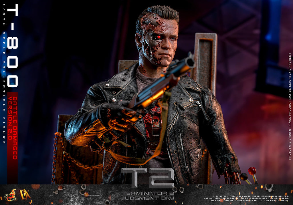 T-800 (Battle Damaged Version 2.0) Terminator Sixth Scale Figure