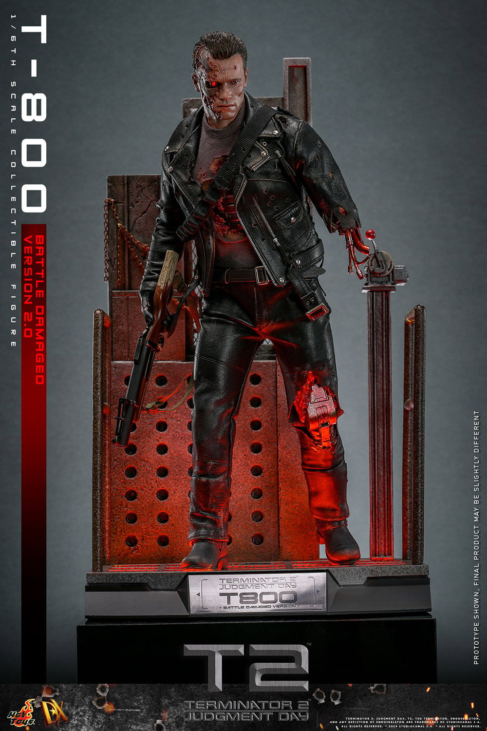 T-800 (Battle Damaged Version 2.0) Terminator Sixth Scale Figure