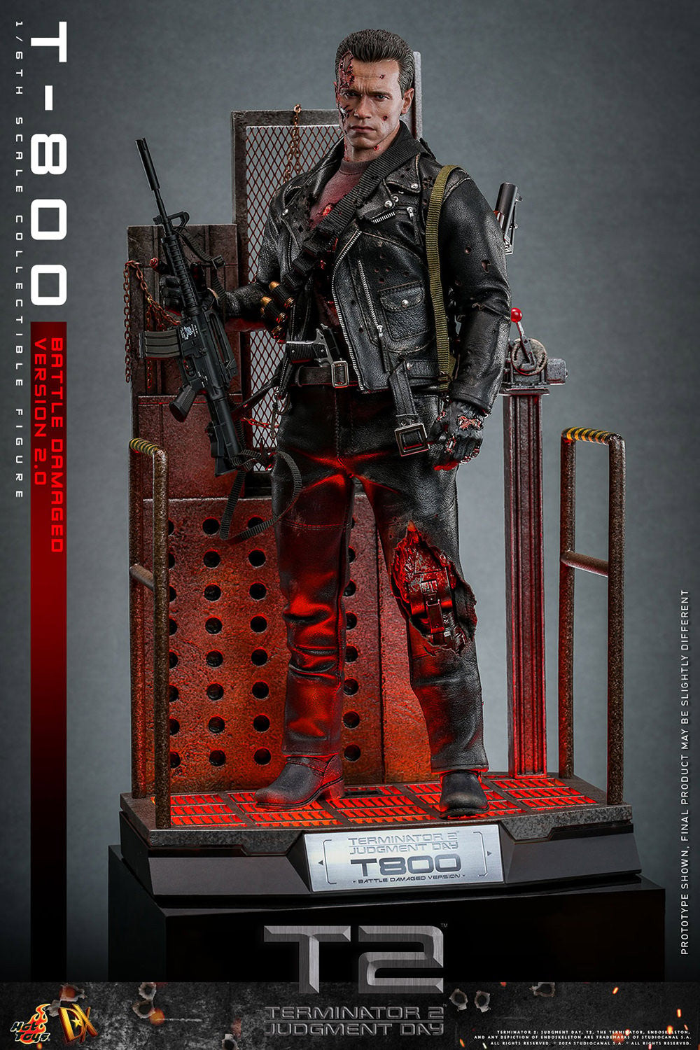 T-800 (Battle Damaged Version 2.0) Terminator Sixth Scale Figure