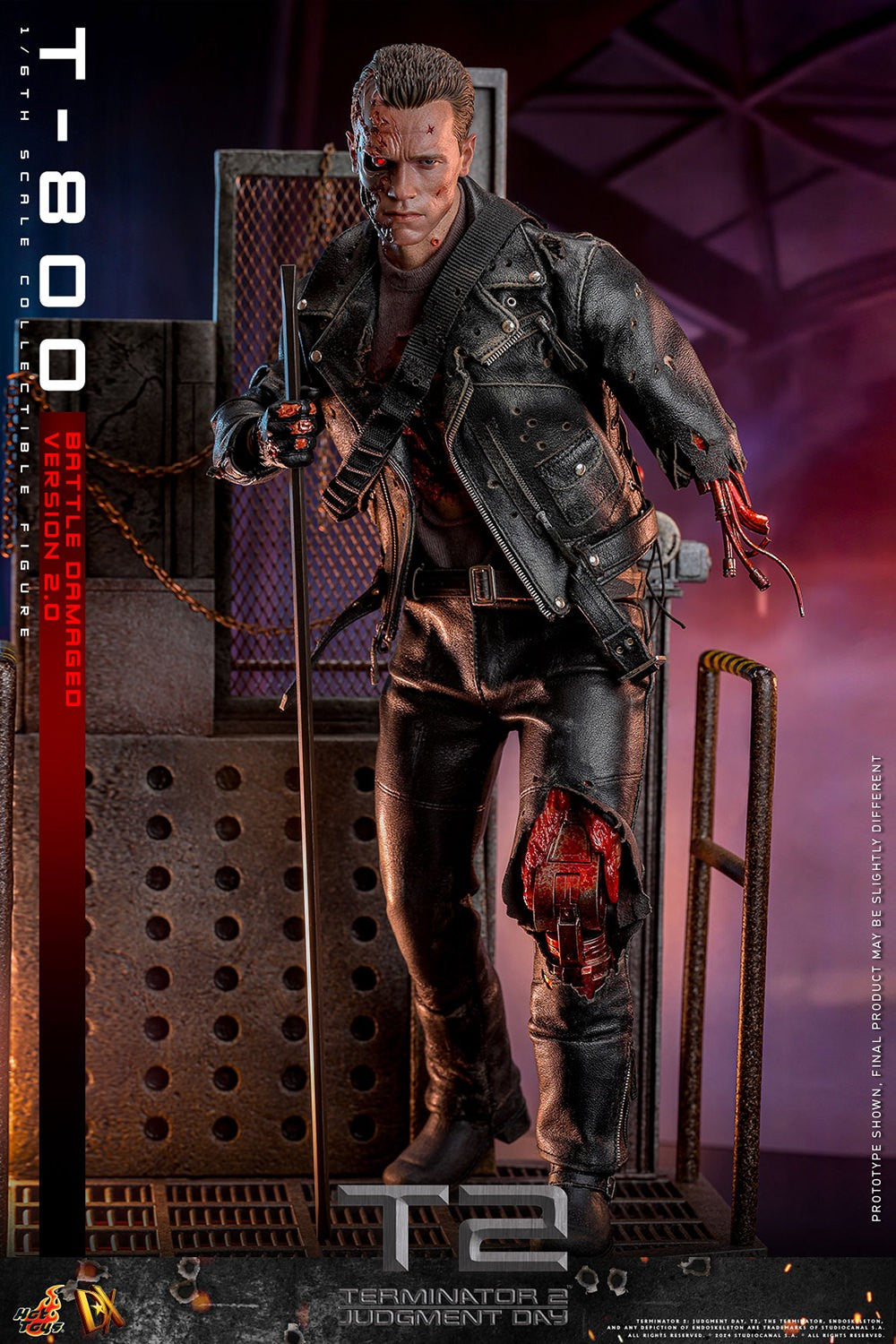 T-800 (Battle Damaged Version 2.0) Terminator Sixth Scale Figure