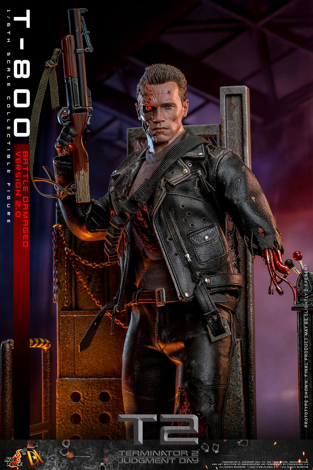T-800 (Battle Damaged Version 2.0) Terminator Sixth Scale Figure