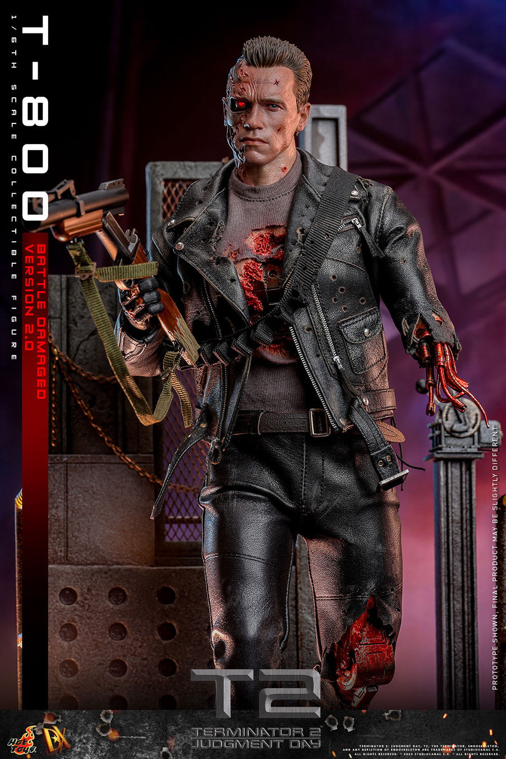 T-800 (Battle Damaged Version 2.0) Terminator Sixth Scale Figure