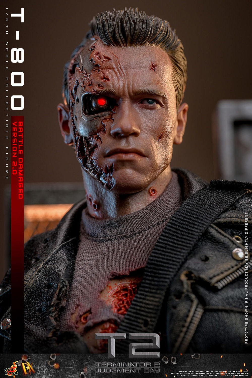 T-800 (Battle Damaged Version 2.0) Terminator Sixth Scale Figure