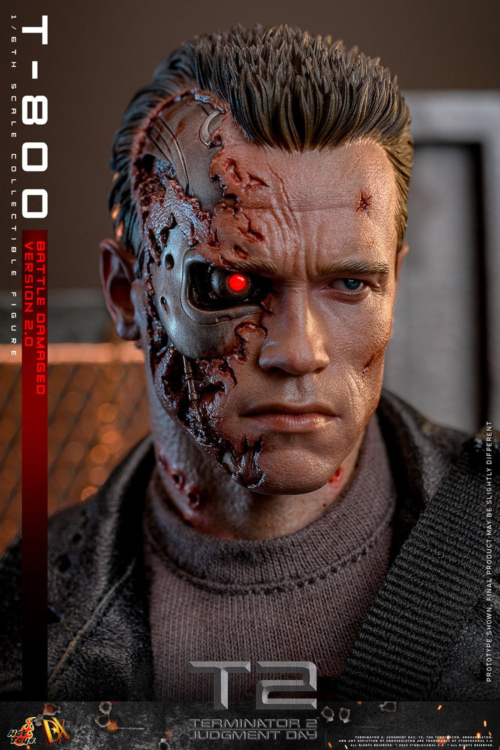 T-800 (Battle Damaged Version 2.0) Terminator Sixth Scale Figure
