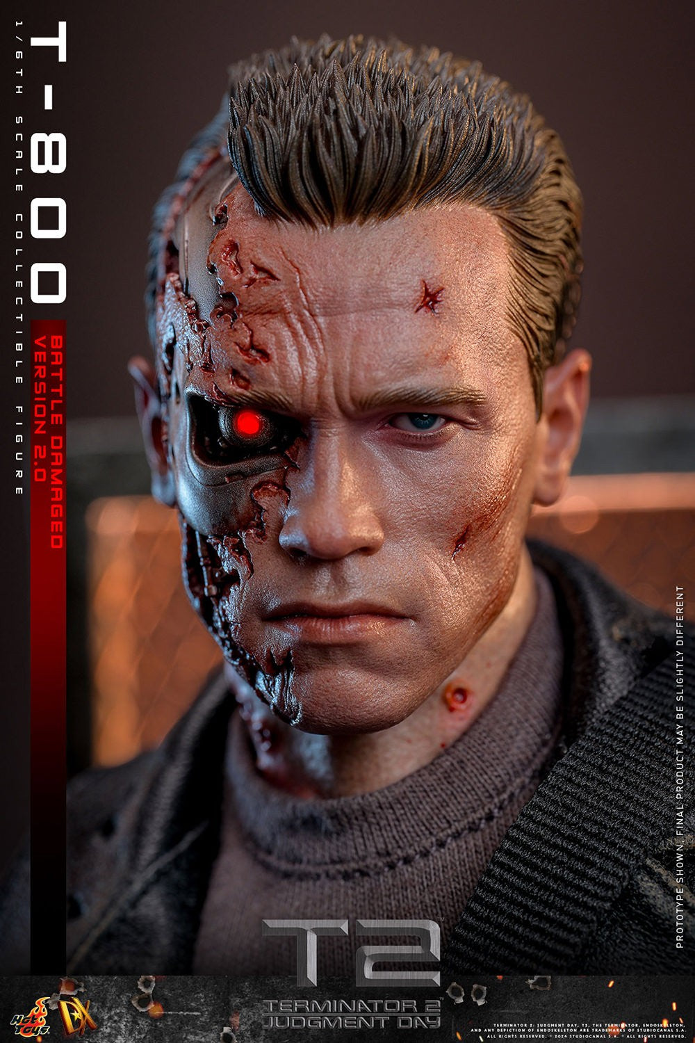 T-800 (Battle Damaged Version 2.0) Terminator Sixth Scale Figure