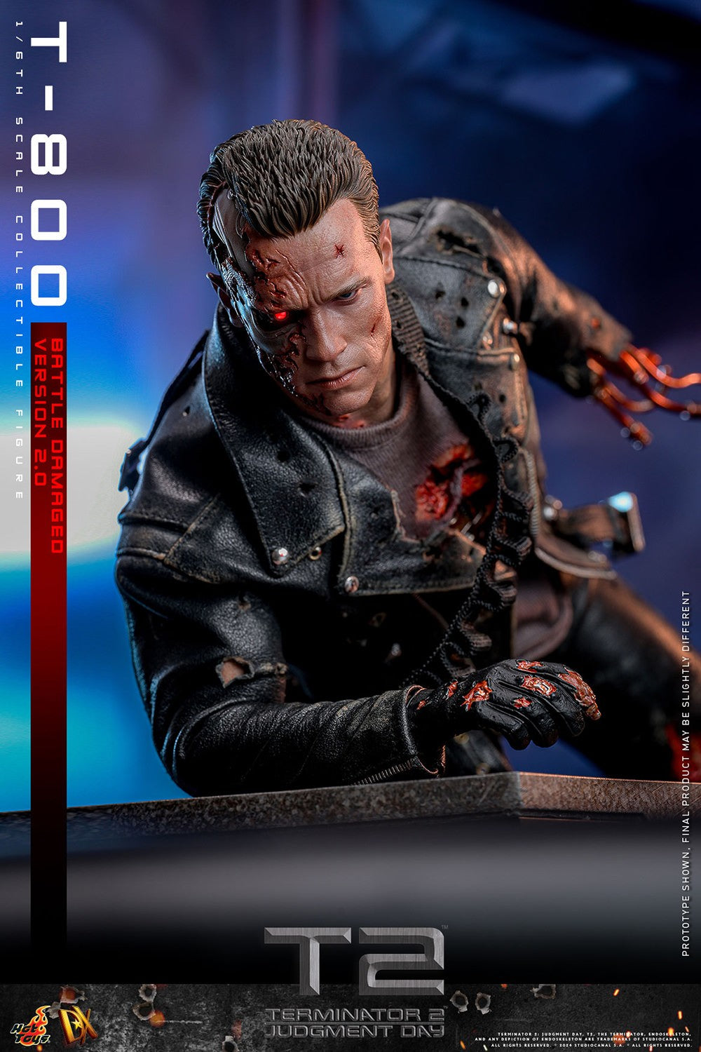 T-800 (Battle Damaged Version 2.0) Terminator Sixth Scale Figure