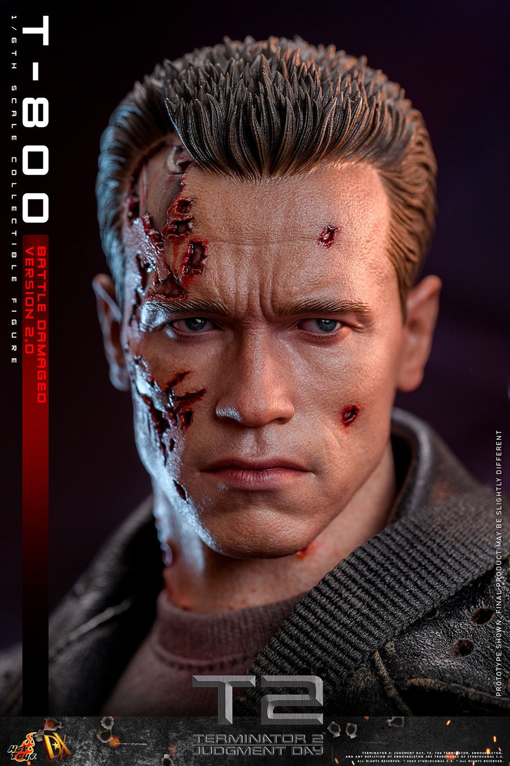 T-800 (Battle Damaged Version 2.0) Terminator Sixth Scale Figure