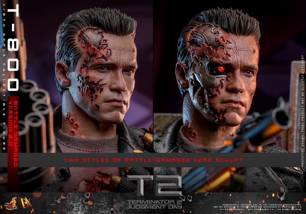 T-800 (Battle Damaged Version 2.0) Terminator Sixth Scale Figure