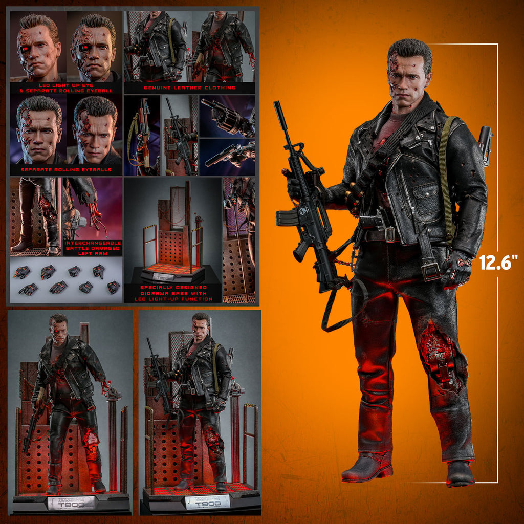 T-800 (Battle Damaged Version 2.0) Terminator Sixth Scale Figure