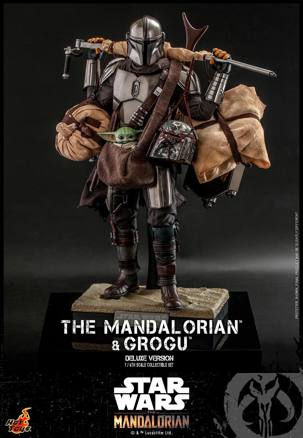 The Mandalorian and Grogu (Deluxe Version) Star Wars Sixth Scale Figure Set