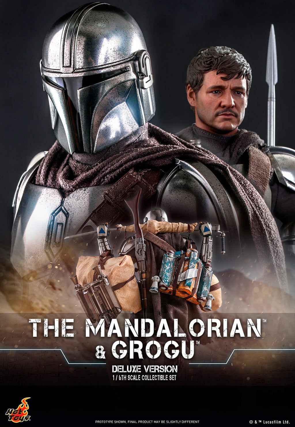The Mandalorian and Grogu (Deluxe Version) Star Wars Sixth Scale Figure Set