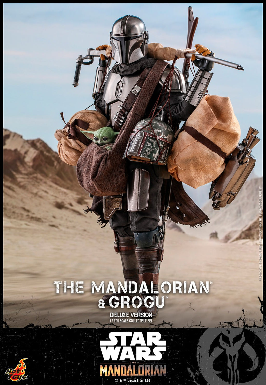The Mandalorian and Grogu (Deluxe Version) Star Wars Sixth Scale Figure Set