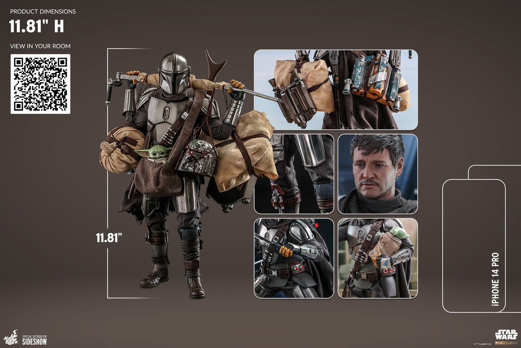 The Mandalorian and Grogu (Deluxe Version) Star Wars Sixth Scale Figure Set