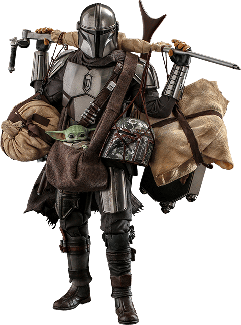 The Mandalorian and Grogu (Deluxe Version) Star Wars Sixth Scale Figure Set