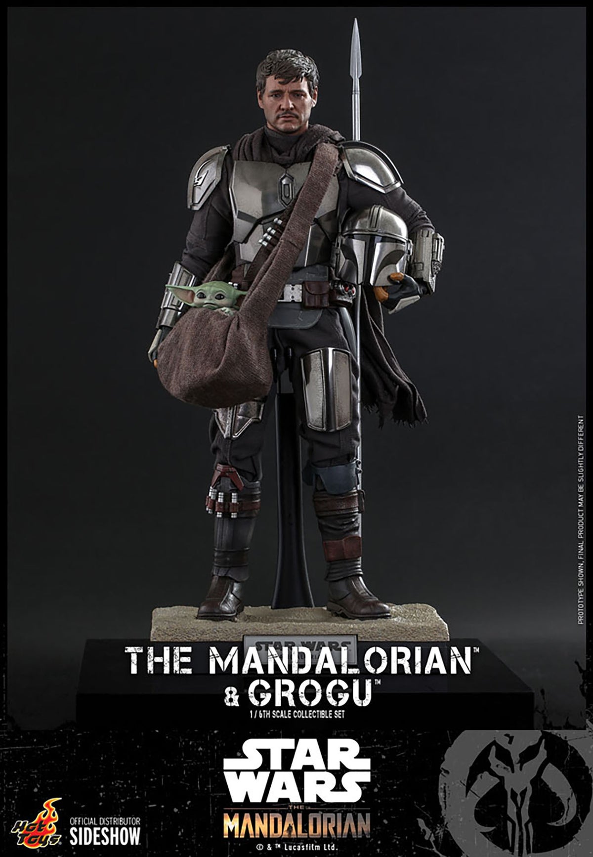 The Mandalorian and Grogu (Deluxe Version) Star Wars Sixth Scale Figure Set