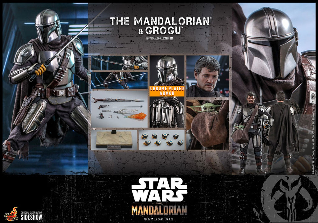 The Mandalorian and Grogu (Deluxe Version) Star Wars Sixth Scale Figure Set