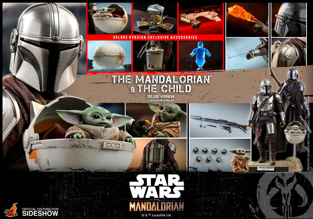 The Mandalorian and The Child Star Wars Sixth Scale Figure