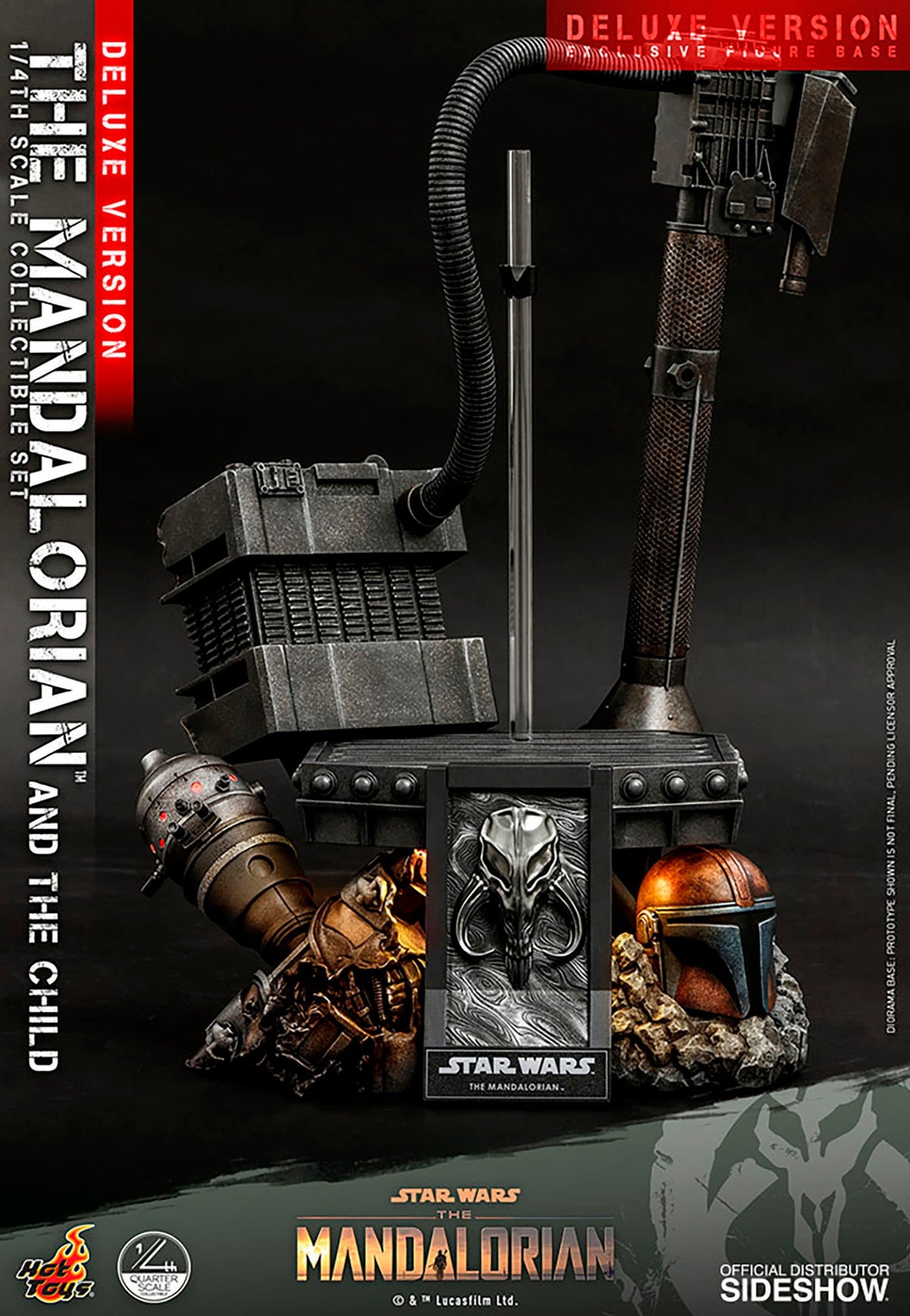 The Mandalorian and The Child Star Wars Quarter Scale Figure