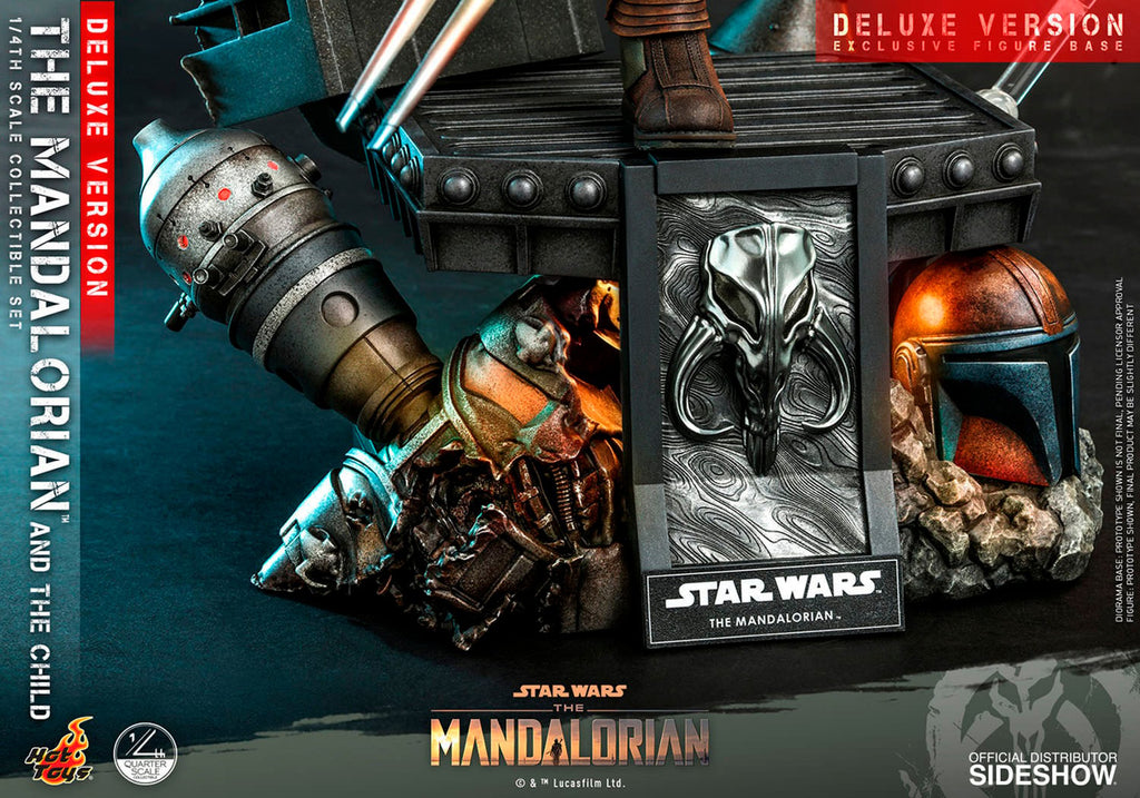 The Mandalorian and The Child Star Wars Quarter Scale Figure