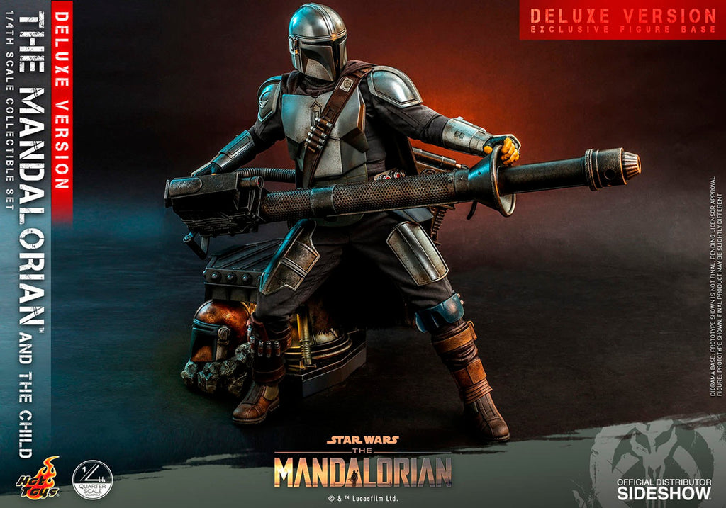 The Mandalorian and The Child Star Wars Quarter Scale Figure