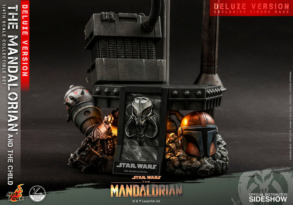 The Mandalorian and The Child Star Wars Quarter Scale Figure