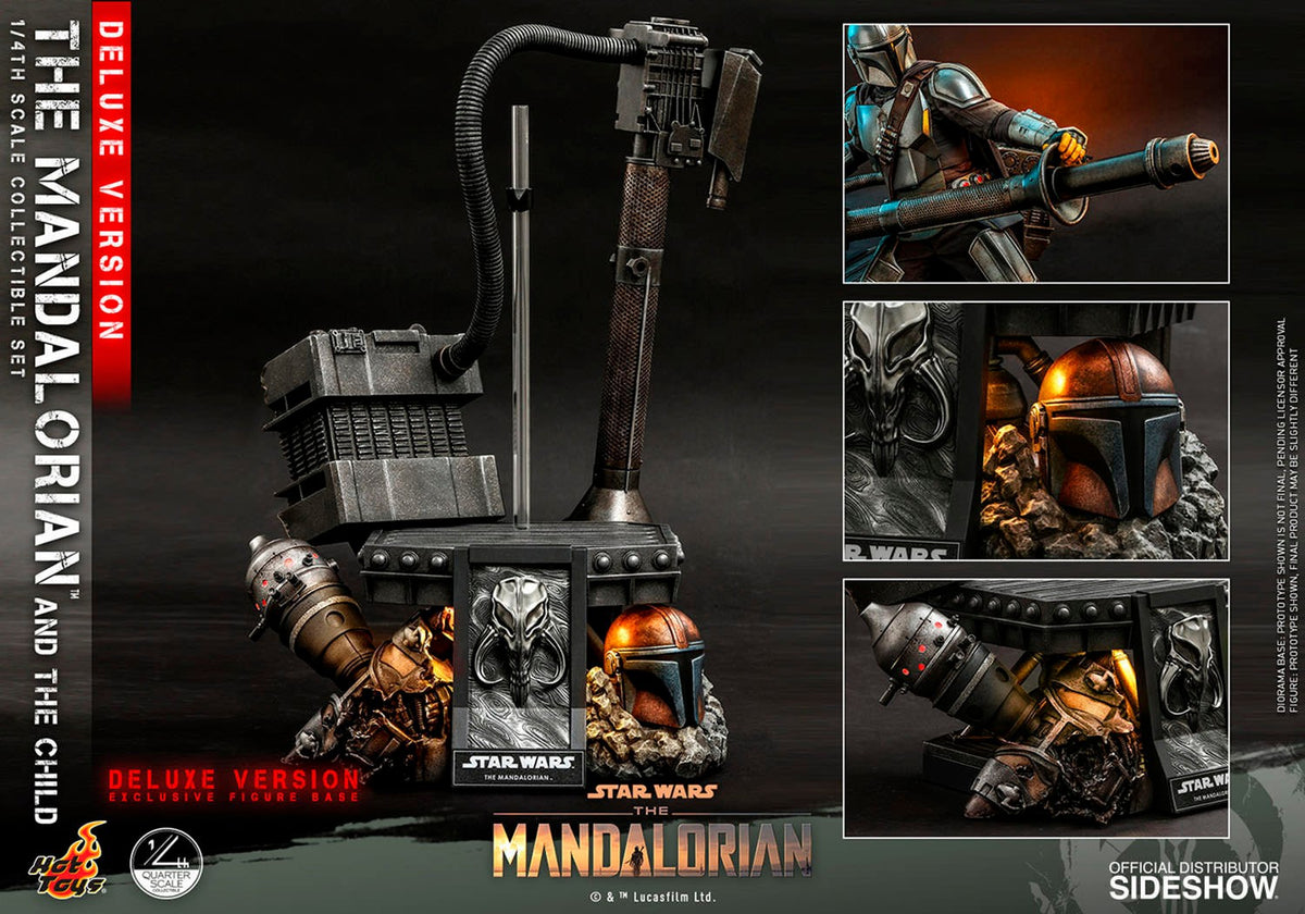 The Mandalorian and The Child Star Wars Quarter Scale Figure