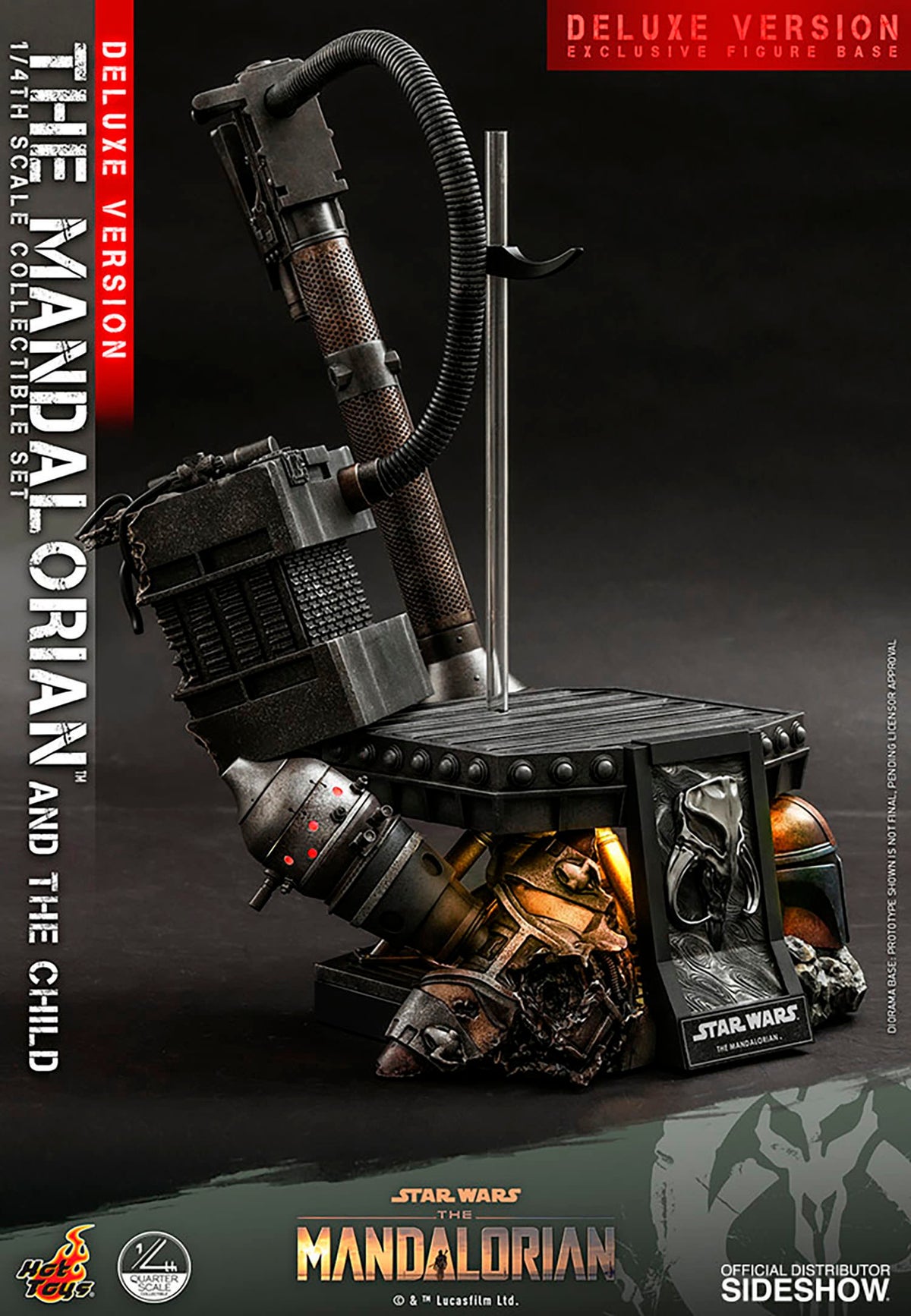 The Mandalorian and The Child Star Wars Quarter Scale Figure