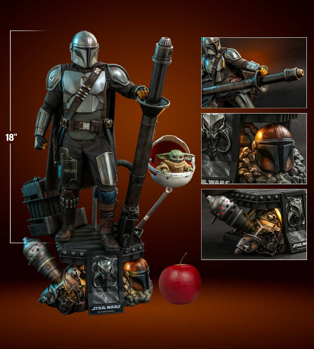 The Mandalorian and The Child Star Wars Quarter Scale Figure