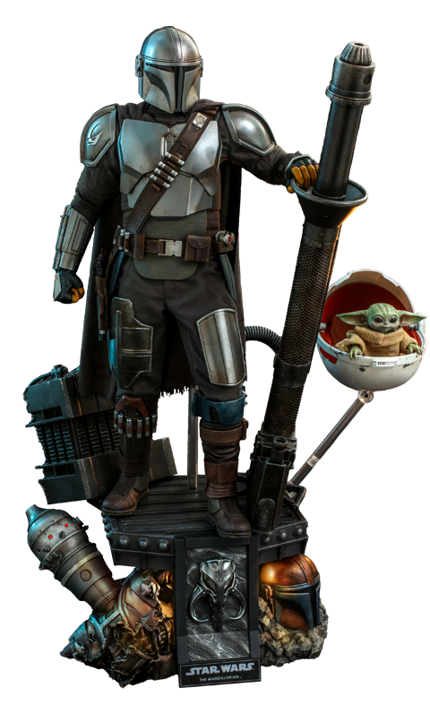The Mandalorian and The Child Star Wars Quarter Scale Figure