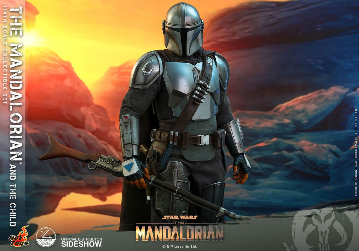The Mandalorian and The Child Star Wars Quarter Scale Figure