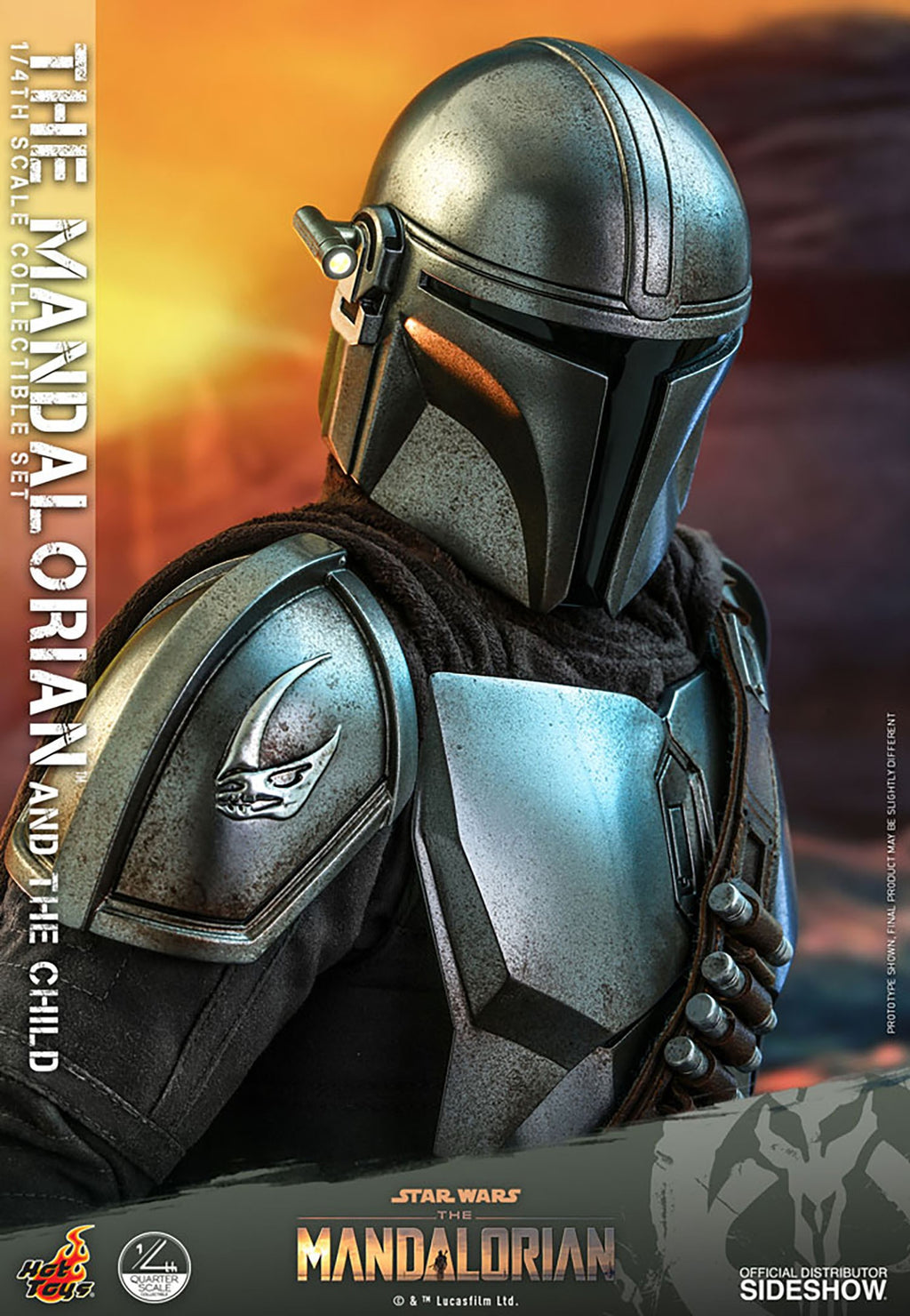 The Mandalorian and The Child Star Wars Quarter Scale Figure