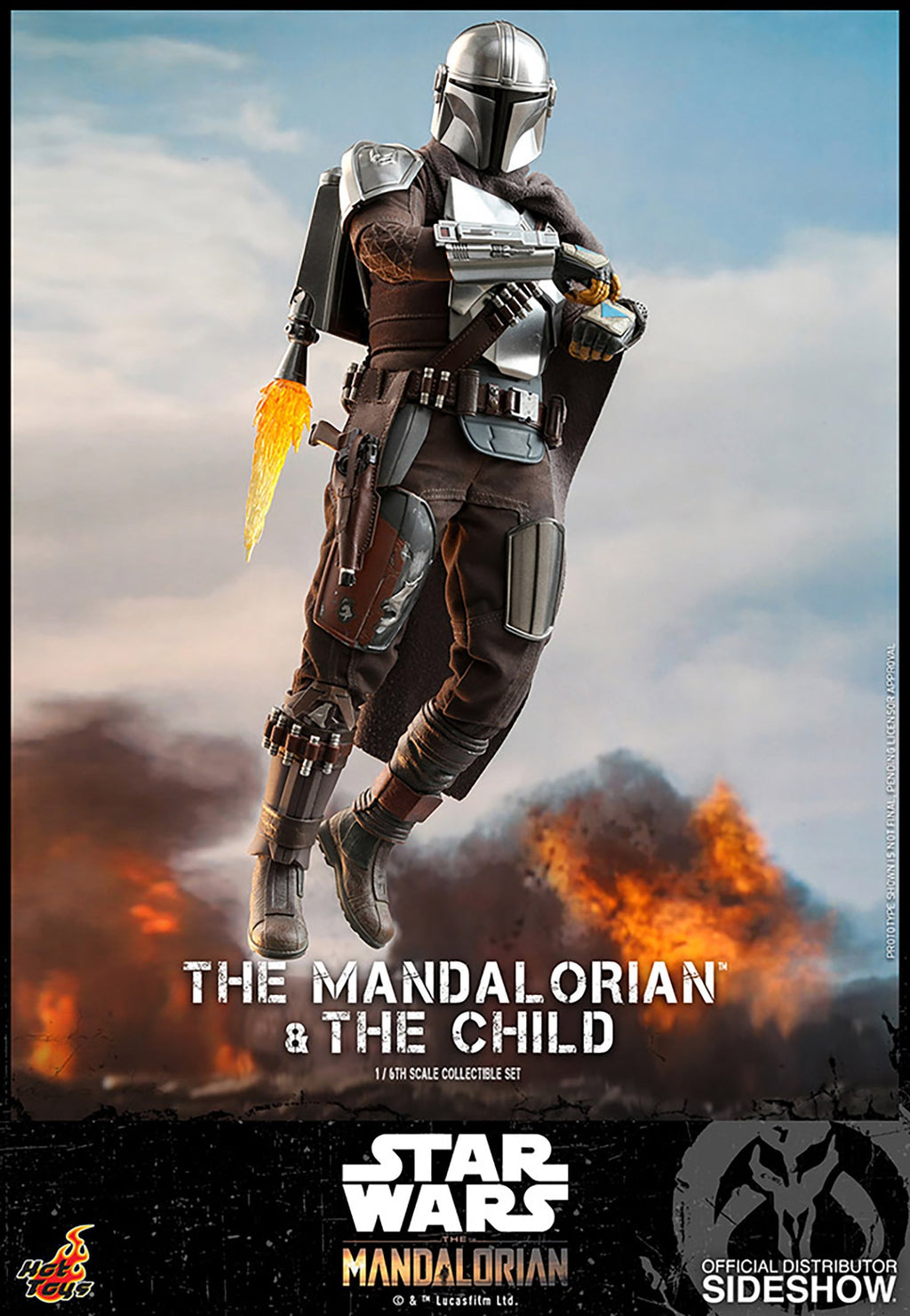 The Mandalorian and The Child Star Wars Sixth Scale Figure