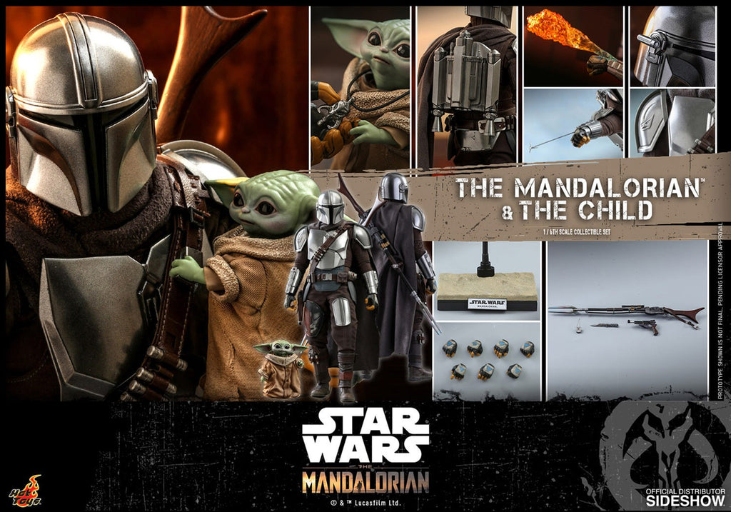 The Mandalorian and The Child Star Wars Sixth Scale Figure