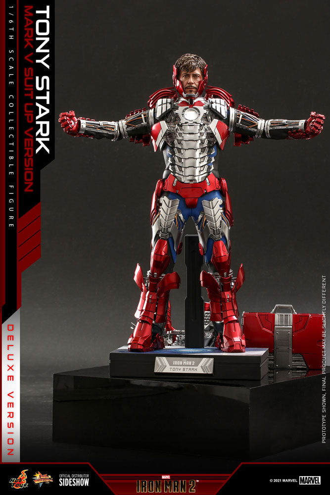 Tony Stark (Mark V Suit Up Version) Marvel Sixth Scale Figure