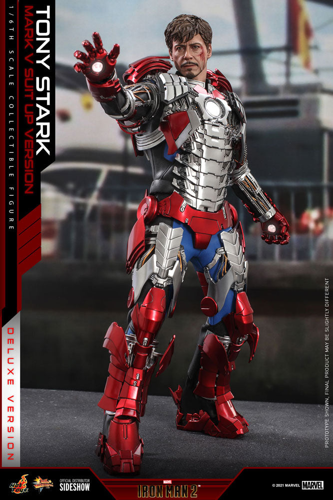 Tony Stark (Mark V Suit Up Version) Marvel Sixth Scale Figure