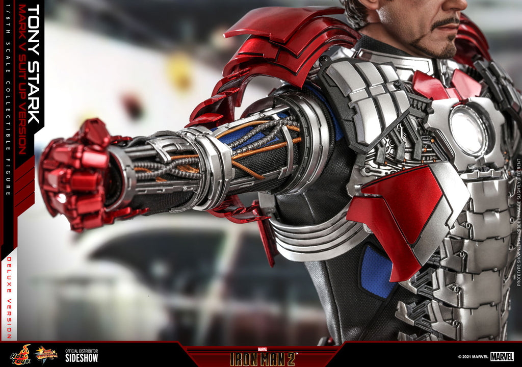 Tony Stark (Mark V Suit Up Version) Marvel Sixth Scale Figure
