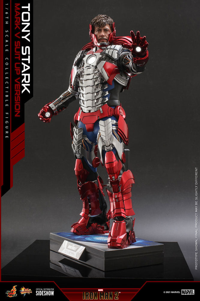 Tony Stark (Mark V Suit Up Version) Marvel Sixth Scale Figure