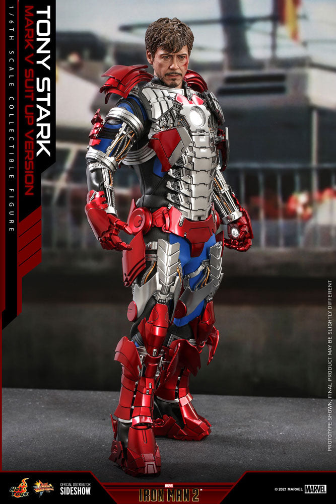 Tony Stark (Mark V Suit Up Version) Marvel Sixth Scale Figure