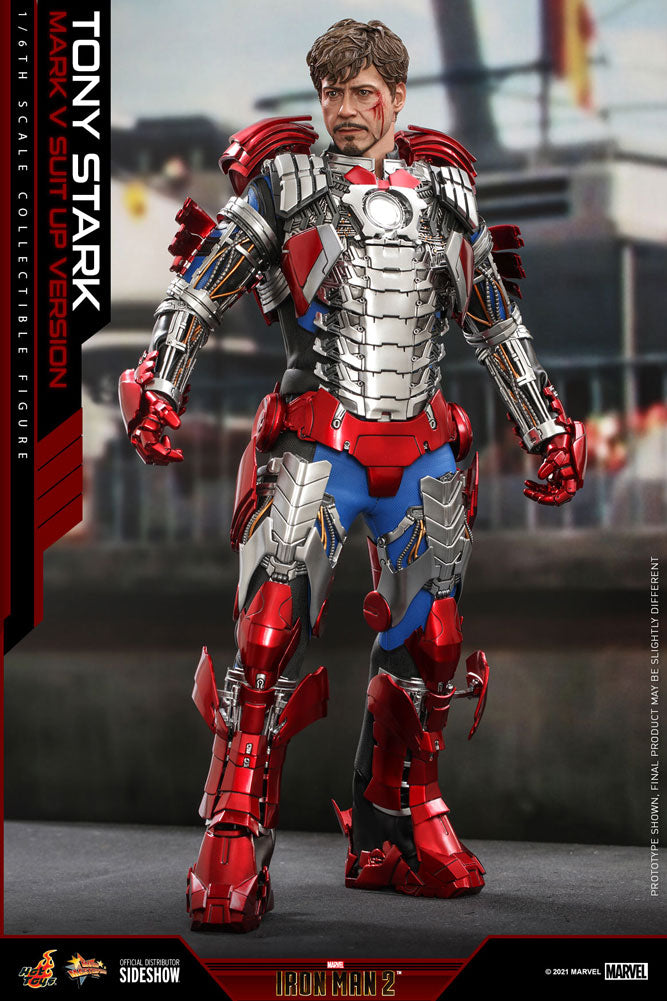 Tony Stark (Mark V Suit Up Version) Marvel Sixth Scale Figure