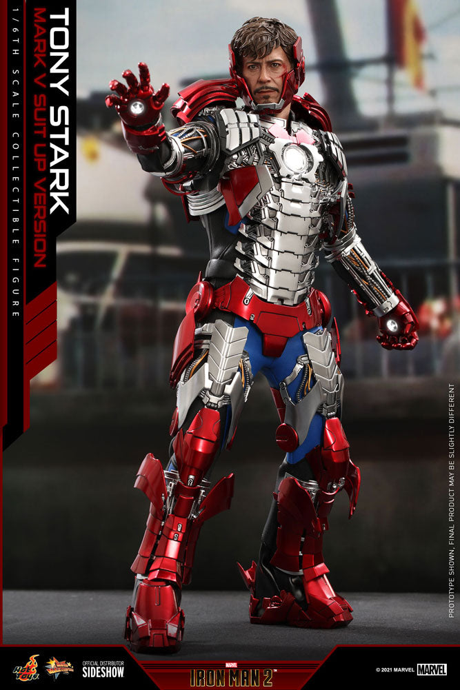 Tony Stark (Mark V Suit Up Version) Marvel Sixth Scale Figure