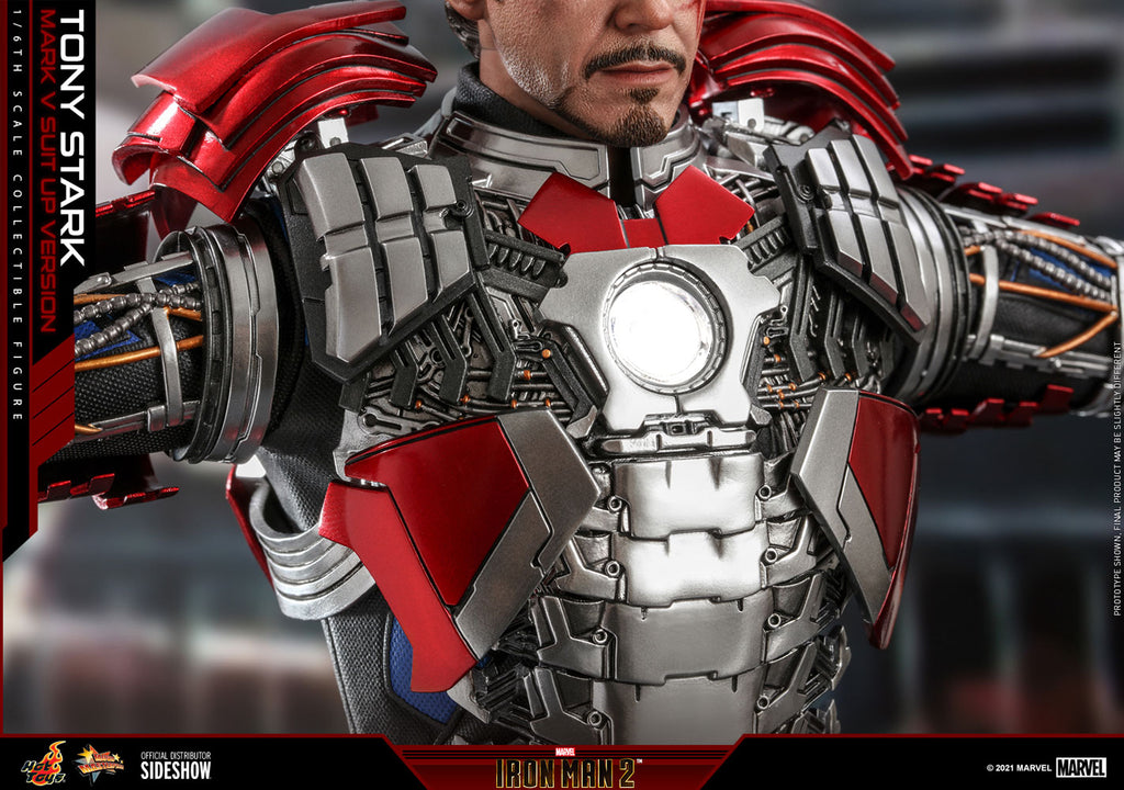 Tony Stark (Mark V Suit Up Version) Marvel Sixth Scale Figure