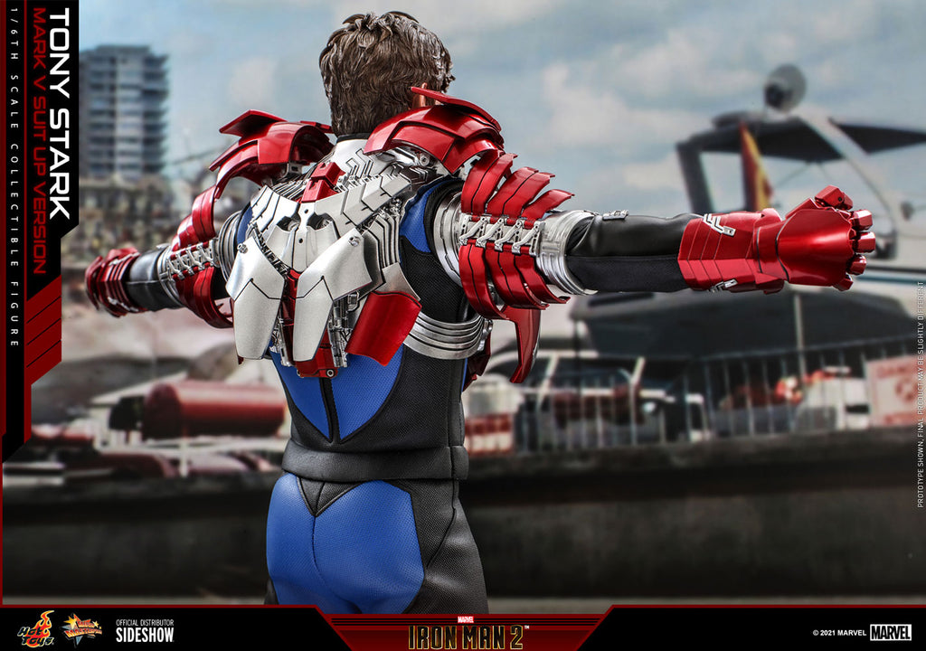 Tony Stark (Mark V Suit Up Version) Marvel Sixth Scale Figure