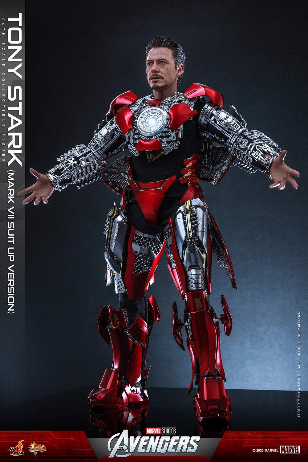 Tony Stark (Mark VII Suit-Up Version) Marvel Sixth Scale Figure