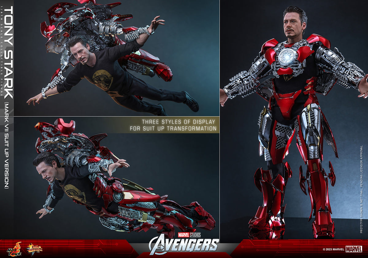 Tony Stark (Mark VII Suit-Up Version) Marvel Sixth Scale Figure
