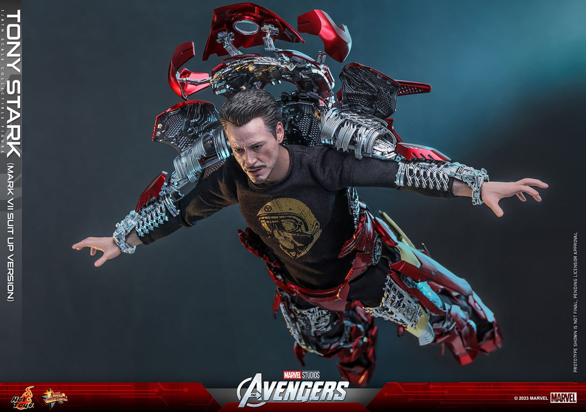 Tony Stark (Mark VII Suit-Up Version) Marvel Sixth Scale Figure