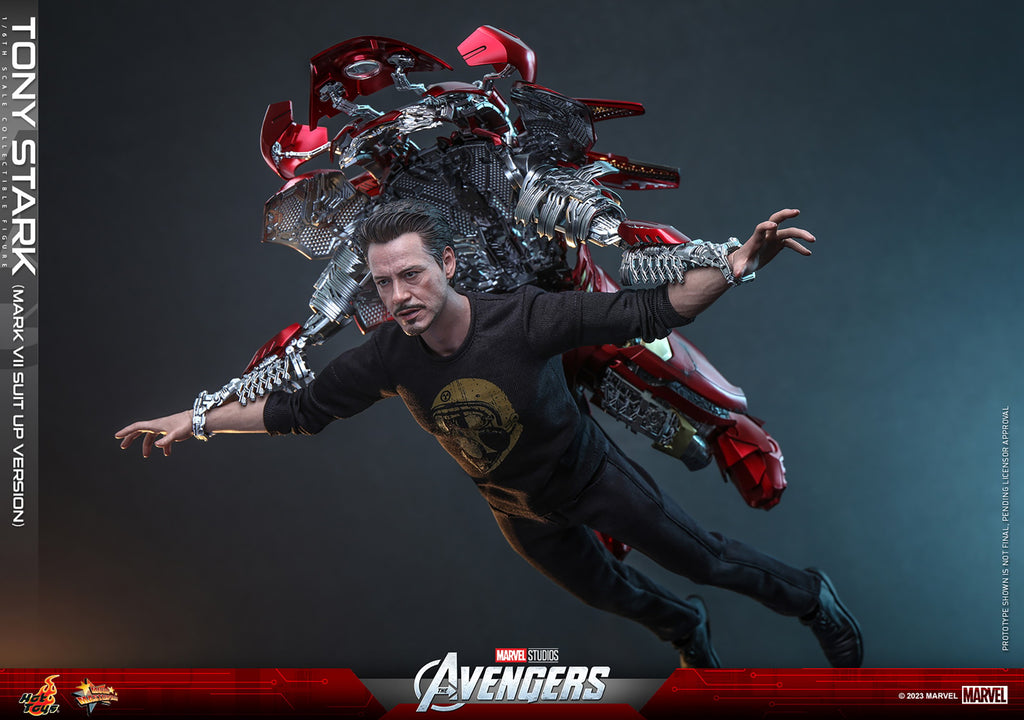 Tony Stark (Mark VII Suit-Up Version) Marvel Sixth Scale Figure
