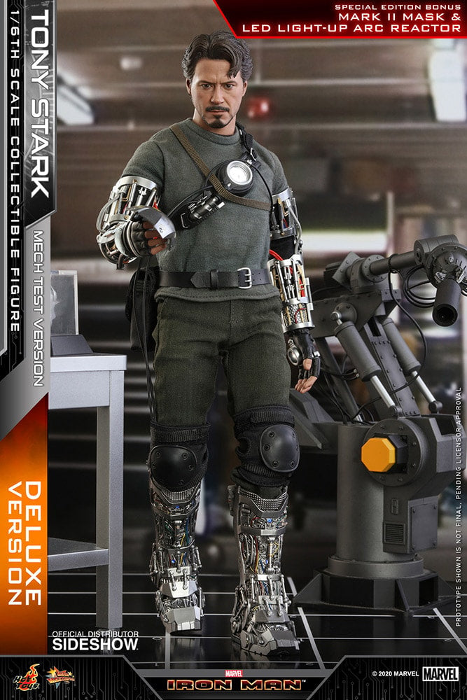 Tony Stark (Mech Test Deluxe Version) Marvel Sixth Scale Figure