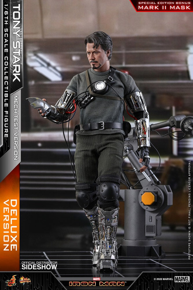 Tony Stark (Mech Test Deluxe Version) Marvel Sixth Scale Figure