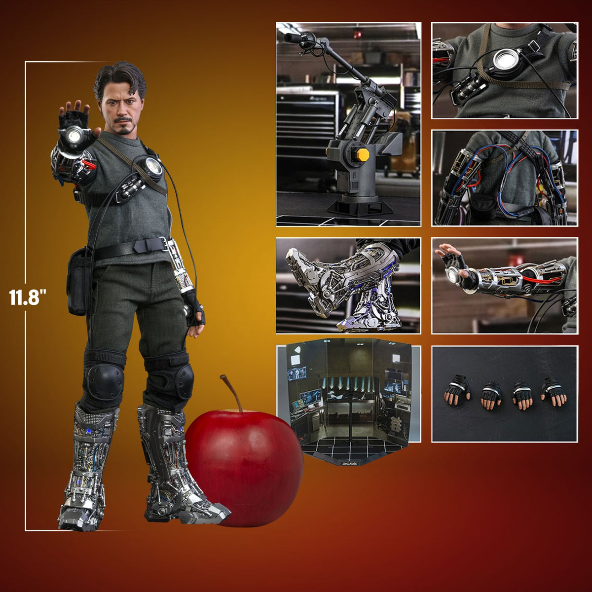 Tony Stark (Mech Test Deluxe Version) Marvel Sixth Scale Figure