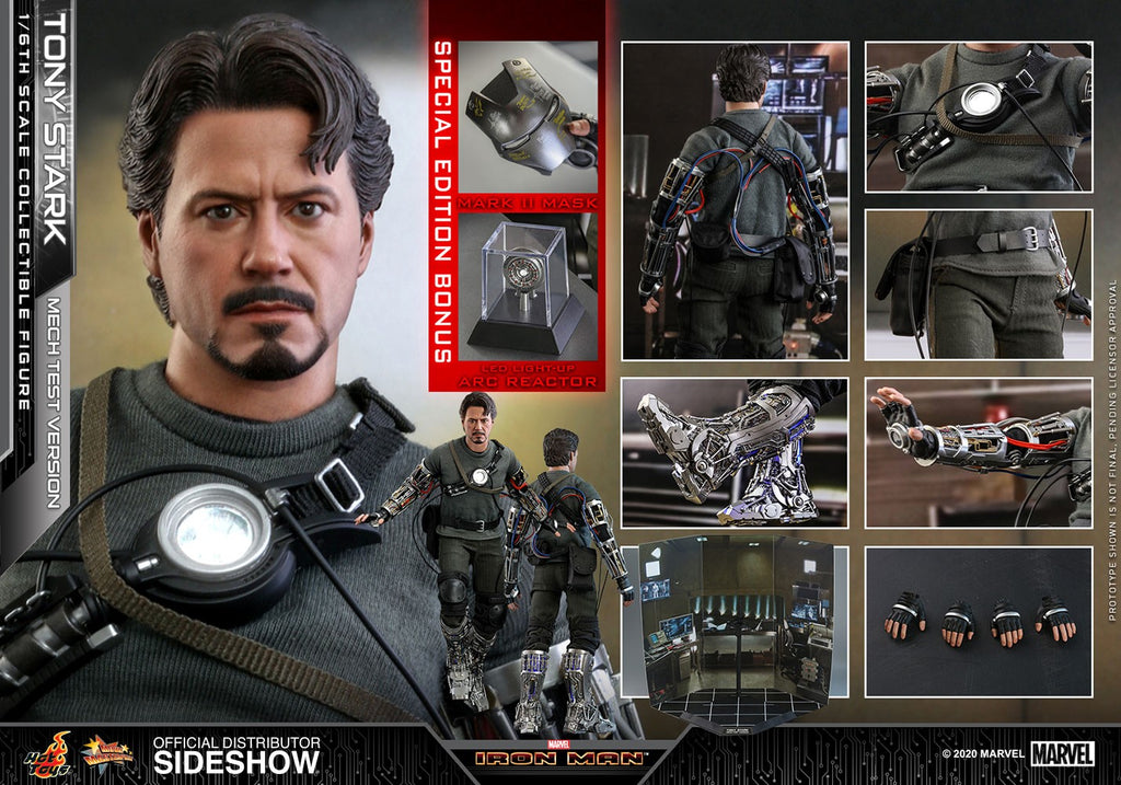 Tony Stark (Mech Test Version) Marvel Sixth Scale Figure